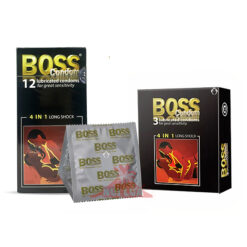 Bao cao su Boss 4 in 1 kéo dài thời gian, gân gai