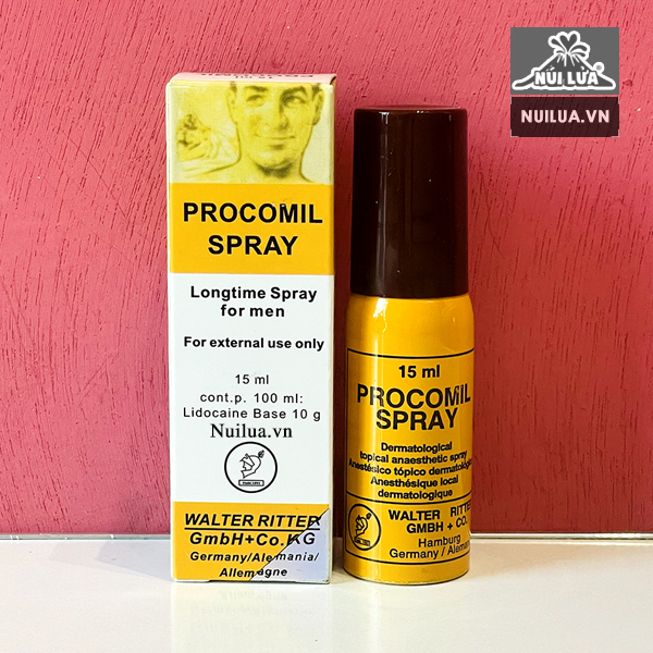 Chai xịt kéo dài thời gian quan hệ Procomil Spray 15ml