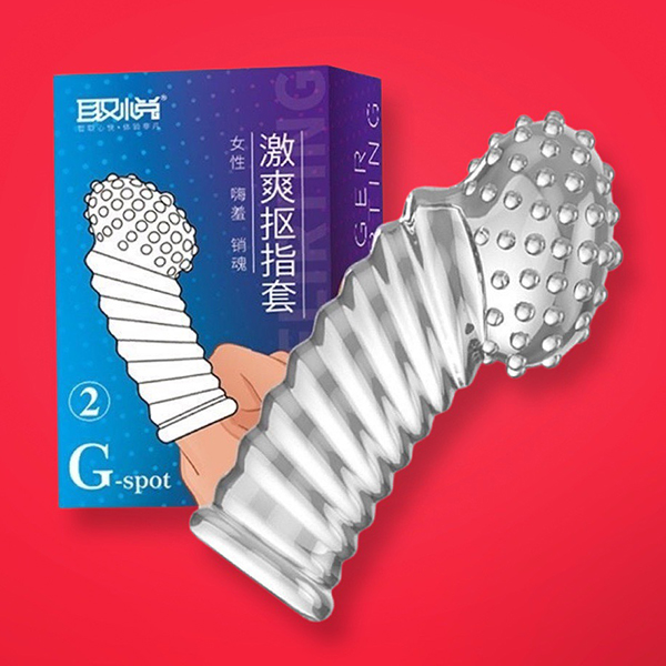 Bao cao su ngón tay gân gai nổi Aichao G-Spot 2