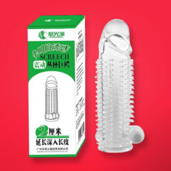 Bao cao su đôn dên thân gai đầu trơn Screech có rung