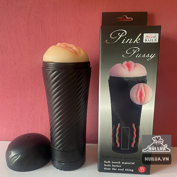Âm đạo giả ngụy trang đèn pin Pink Pussy có rung - Ảnh 2