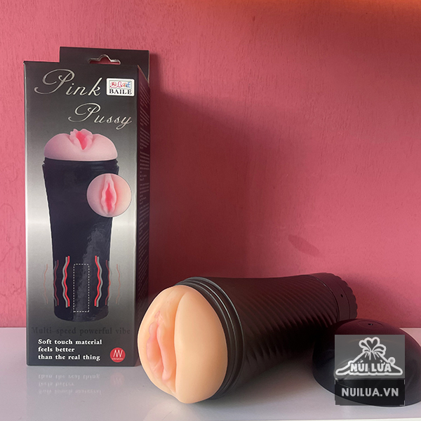 Âm đạo giả ngụy trang đèn pin Pink Pussy có rung - Ảnh 3