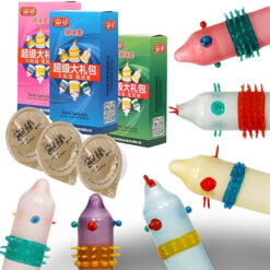 Bao cao su siêu gai râu Runbo Big hộp 6 cái - 6 kiểu khác nhau