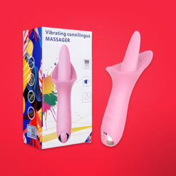 Máy massage âm đạo kết hợp lưỡi rung kích thích siêu sướng