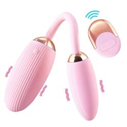 Trứng rung 2 đầu Ankni, có điều khiển từ xa