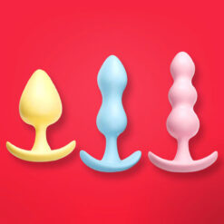 Set 3 cái butt plug hậu môn silicon