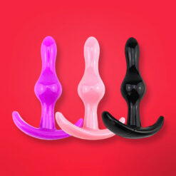 Núm cắm hậu môn plug silicon dáng thuôn