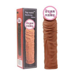 Bao cao su đôn dên Top Notch gân nổi, cậu nhỏ dài thêm 5cm