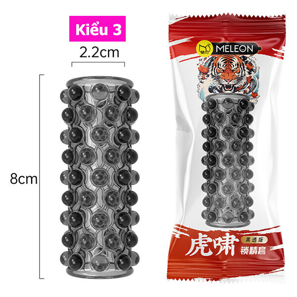 Bao cao su đôn dên khúc giữa bi gai lớn Meleon - Ảnh 4