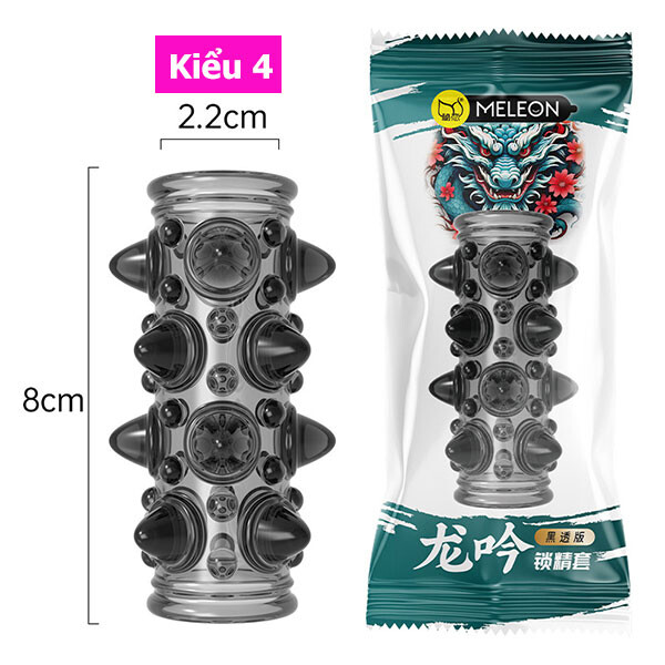 Bao cao su đôn dên khúc giữa bi gai lớn Meleon - Ảnh 5