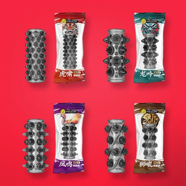 Bao cao su đôn dên khúc giữa bi gai lớn Meleon