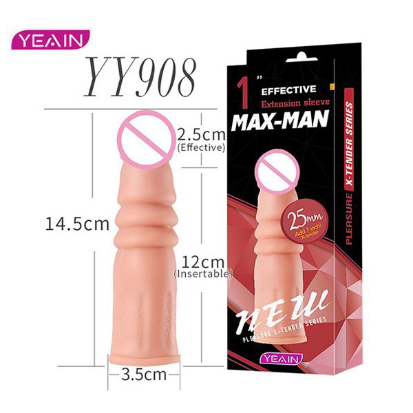 Bao cao su đôn dên Maxman tăng 2,5cm – YY908 - Ảnh 2