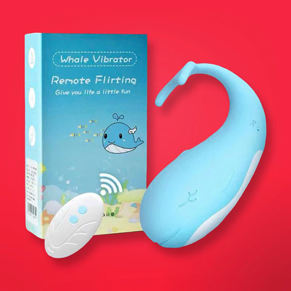 Trứng rung cá voi Whale điều khiển từ xa pin sạc