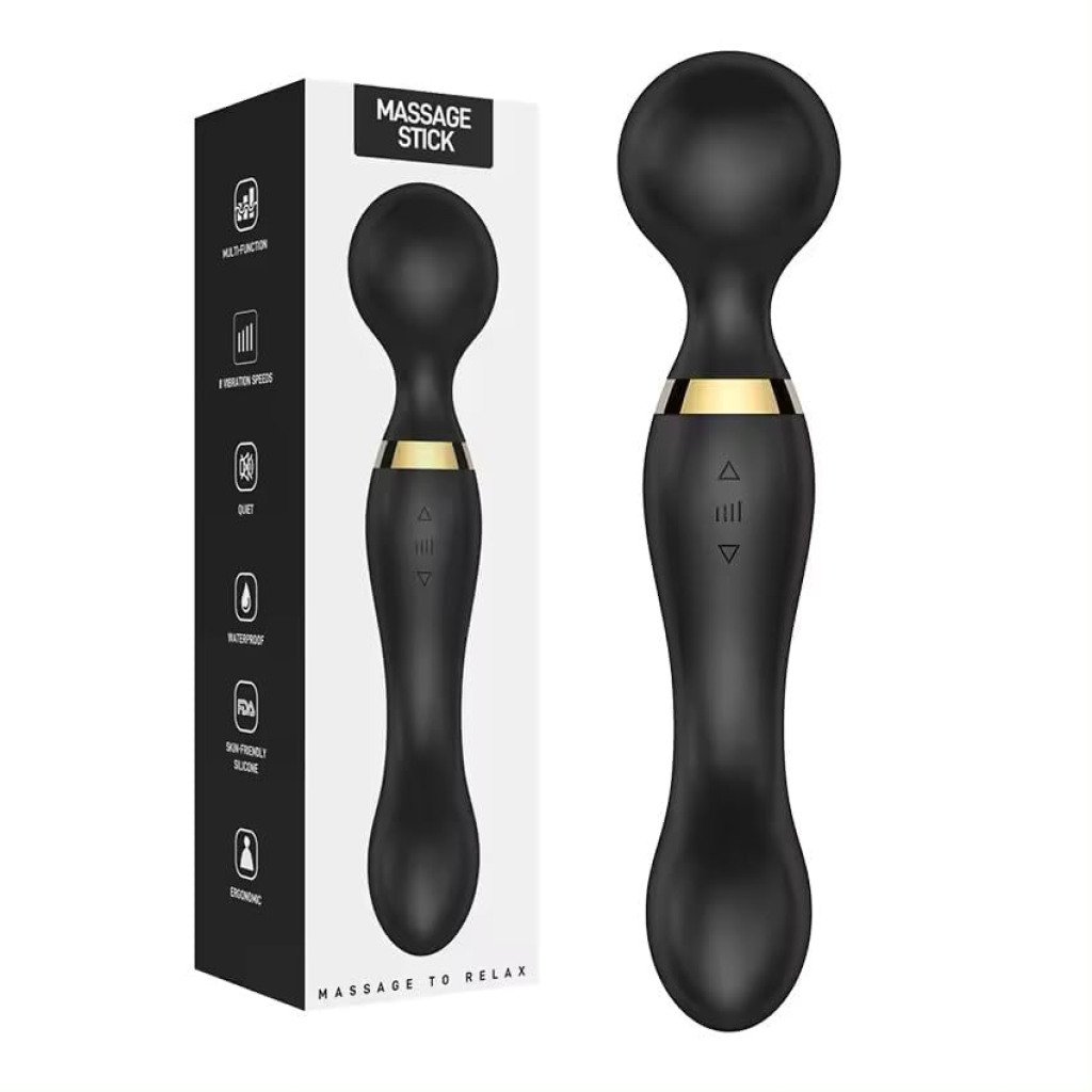Chày rung massage hai đầu Stick 10 chế độ kích thích mạnh mẽ - Ảnh 3