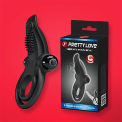 Vòng đôi silicon Pretty Love Penis Ring rung 10 chế độ