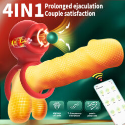 Vòng rung tình yêu Super Love 4in1 điều khiển từ xa qua app