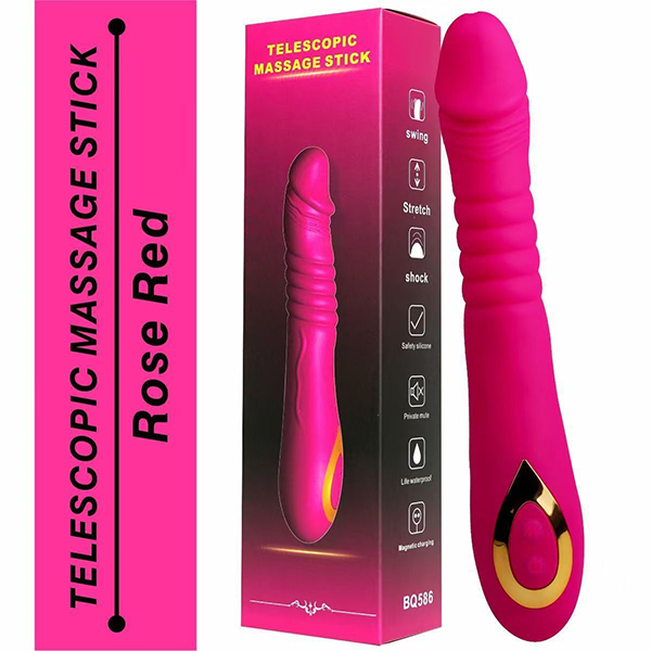 Dương vật giả Rose rung thụt ngoáy 12 chế độ