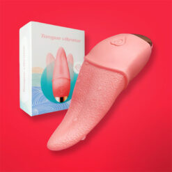 Lưỡi liếm âm đạo siêu mềm Tongue Vibrator rung 10 chế độ