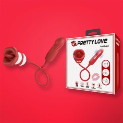 Bộ trứng rung thụt kết hợp lưỡi liếm Pretty Love Ashlynn