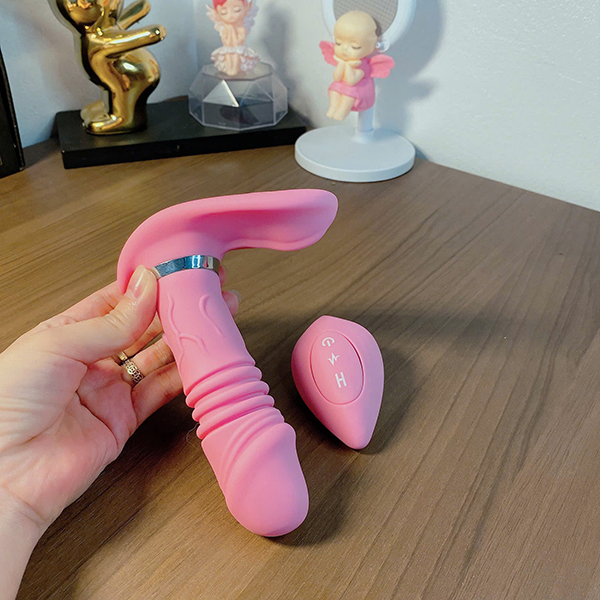 Trứng rung dương vật điều khiển từ xa Wearable rung thụt 10 chế độ - Ảnh 5